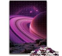 Puzzle Galaxy Violet pour Adultes 1000 pièces, Jeux Amusants, décoration Murale, Cadeaux d'anniversaire et de Noël Uniques 50x75cm
