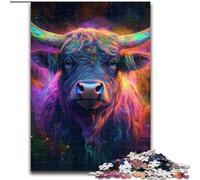 Puzzle Galaxy Yak 1000 pièces pour Adultes, Assemblage de Motifs Amusant à la Maison, Cadeau d'anniversaire, Cadeau de Voyage (50x75cm)