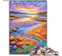 Puzzle Galets colorés 2000 pièces pour Adultes, Jeu Stimulant et Jeu Familial, Collection d'artistes, Beaux-Arts à partir de 14 Ans (70x100cm)