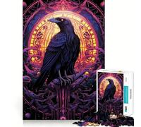 Puzzle Gardien Vigilant 1000 Pièces Jeu de Construction Assemblage Solide et Sécurisé Jouet de Loisirs d'Intérieur pour Les Fêtes (38x26cm)