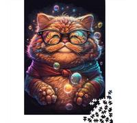 Puzzle Garfield Cosmique à Lunettes, Casse-tête en Carton 100% recyclé pour Enfants et Adultes à partir de 12 Ans, Cadeaux de Noël, 1000 pièces (38 x 26 cm)