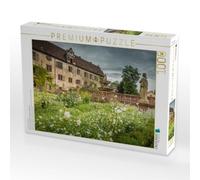 Puzzle · Garten Von Kloster Bronnbach bei Wertheim | Barockgarten im idyllischen Taubertal · 1000 pièces · Format assemblé 64 × 48 cm · CALVENDO Puzzle