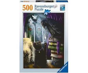 Puzzle Gato Negro Y Cuervo 500 Pz