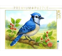 Puzzle · Geai Bleu | 1000 pièces · Format assemblé 64 × 48 cm · CALVENDO Puzzle