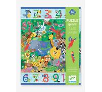Puzzle enfant 54 pièces 1 à 10 Jungle