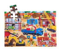 Puzzle Géant Chantier De Construction Rouge TU