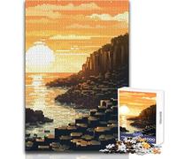 Puzzle géant de 1000 pièces pour Adolescents, Motif « Diapositive géante », Style Pixel Art, Jeu intellectuel Difficile, décoration Murale, Dimensions : 38x52cm