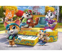 Puzzle Géant De Sol - 44 Cats - 24 Pièces