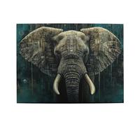 Puzzle géant en bois éléphant mécanique de 500 pièces pour adultes, puzzle stimulant pour taille de jeu 38,1 x 51,8 cm