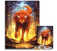 Puzzle géant en Bois représentant Le Dieu du feu Rouge 1 000 pièces pour Adultes Jeu de décoration à Faire soimême Jouet interactif Familial 1 000 pièces (75 x 50 cm)
