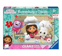 Puzzle géant la cuisine de gabby 24 pcs rose TU