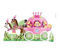 Puzzle géant 'Le Carosse de la Princesse' - Janod - 39 pièces - Pour enfants de 4 ans et plus