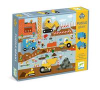 Puzzle géant le Chantier 12 pcs Djeco