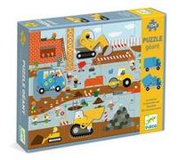 Puzzle géant le Chantier 12 pcs Djeco G