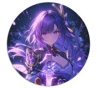Puzzle Genshin Impact 1000 pièces pour Adultes, Jeu interactif Familial en Carton, Cadeau Artisanal avec Illustrations colorées 67,5 x 67,5 cm