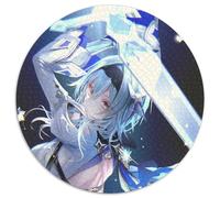 Puzzle Genshin Impact EULA Lawrence pour 1000 pièces Puzzle Rond de 1000 pièces Idéal pour Les Amoureux, Cadeau Parfait pour Noël, Nouvel an, Saint-Valentin 67,5 x 67,5 cm