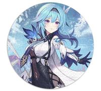 Puzzle Genshin Impact EULA Lawrence pour Adultes 1000 pièces Puzzle Rond 1000 pièces Activité familiale, Casse-tête, Décoration intérieure, Cadeau de Vacances 67,5 x 67,5 cm