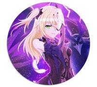 Puzzle Genshin Impact Fischl 1000 pièces pour Adultes, Puzzle Rond 1000 pièces, Jeu Familial créatif et décoration d'intérieur, Cadeau de Noël idéal pour Les Adolescents 67,5 x 67,5 cm