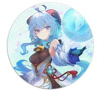 Puzzle Genshin Impact Ganyu 1000 pièces pour Adultes, Jeu interactif Familial en Carton, Cadeau Artisanal avec Illustrations colorées 67,5 x 67,5 cm