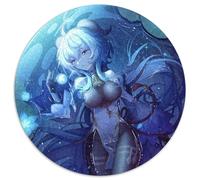 Puzzle Genshin Impact Ganyu 1000 pièces Puzzle Rond de 1000 pièces Parfait pour s'amuser en Famille à Noël, Thanksgiving, Les Anniversaires et Pâques 67,5 x 67,5 cm
