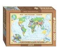 Puzzle géographique Carte du monde politique 1:35 000 000 - 2 000 éléments