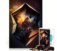 Puzzle géométrique Spatial Difficile pour Adultes, 1000 pièces, défi Mental, Jeu de réflexion, détente, découpe précise, Cadeau mémorable (38x26cm)
