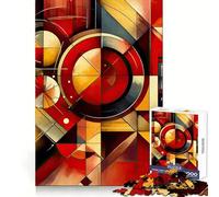 Puzzle géométrique Vibrant de 1000 pièces, idéal pour développer Les capacités cognitives, Un Passe-Temps agréable et Une idée Cadeau Originale pour Noël (50x75cm)