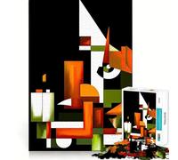 Puzzle géométrique visionnaire de 1000 pièces Développe la mémoire,ludique et de qualité Professionnelle pour stimuler l'esprit (38x26cm)