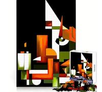 Puzzle géométrique visionnaire de 1000 pièces pour Adultes Concentration, Pleine Conscience, évasion, Assemblage, Cadeau Symbolique (38x26cm)