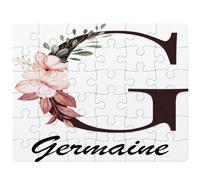 Puzzle Germaine | 30 Pièces 24 × 19 cm Carton Brillant 2 mm | Message à Reconstituer Annonce Surprise | Cadeau Anniversaire Noël