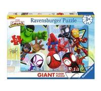 Ravensburger - Puzzle géant enfant Spidey (Marvel) Une équipe Fantastique - 24 pièces - dès 3 ans
