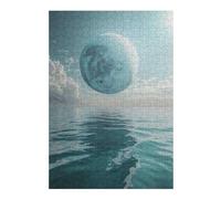 Puzzle Giant Moon Over Ocean pour Adultes, 300 PCS