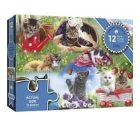 Puzzle GIBSONS Nous assemblons : Chats 12 pièces