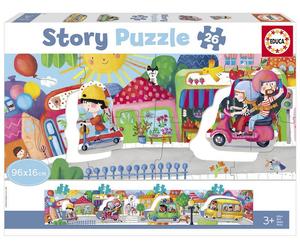 Puzzle Gigante Story Puzzle Véhicules Citadins 26 Pcs