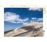Puzzle · Gipfel des Mont Ventoux (1.910 m), ce | Kalksteingipfel mit Sendeturm unter weitem blauem Himmel · 1000 pièces · Format assemblé 64 × 48 cm · CALVENDO Puzzle