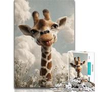 Puzzle Girafe Fantastique 1000 pièces pour Adolescents, Jeux éducatifs, décoration d'intérieur, Collection d'artistes, Beaux-Arts 38x26cm