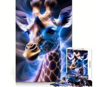 Puzzle Girafe Mythique pour Adolescents 1000 Pièces Jeu de Réflexion Anti-Stress Découpe Premium Cadeau Exceptionnel (38x52cm)