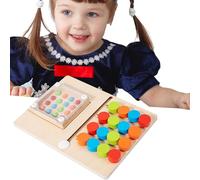 Puzzle Glissant De Correspondance De Couleurs,Jeu Éducatif en Bois,Plateau de Puzzle de Tri des Couleurs | pour Garçons et Filles, Jouet de Voyage, Jeu à la Maison