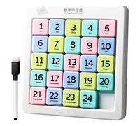 Puzzle Glissant Numérique | Jeu Éducatif et Formation Cognitive - Puzzle Magnétique Glissant 6x6 pour Cerveau, Logique, Formation, Salle de Classe, Maternelle et Apprentissage Préscolaire
