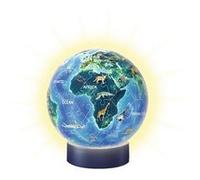 Puzzle globe Ravensburger - Monde, 72 pièces, avec LED multicolore G