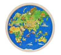 Puzzle Globe Terrestre Bleu TU