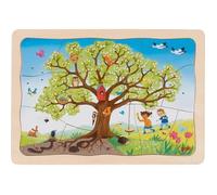Puzzle - GOKI - De Seizoenen Van De Appelboom - Moins de 100 pièces - Pour enfants à partir de 3 ans - Intérieur