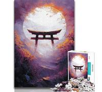Puzzle Golden Torii Gate 1000 pièces pour Adolescents et Adultes, Jouet éducatif idéal comme Cadeau pour Toute la Famille 50x75cm