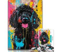 Puzzle Goldendoodle pour Adolescents 1 000 pièces Jeux éducatifs décoration d'intérieur à Offrir en Cadeau à Toute la Famille (26x38cm)