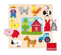 Puzzle Goula Silouhettes Ferme Multicolore G