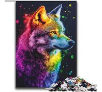 Puzzle Graffiti Wolf 2000 pièces pour Adultes, Jeu Amusant, Chaque pièce est Unique - Jeu Familial Stimulant (70x100cm)
