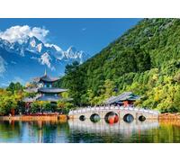 Puzzle Grafika Jade Dragon Snow Mountain - 1000 pièces paysage