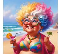 Puzzle Grand-mère Complexe balnéaire de 500 Pièces pour Adultes, Puzzles 500 pièces Adultes, Jigsaw Puzzle d'art pour Défi, Puzzles Coloré à Faire soi-même pour la Décoration de la Maison