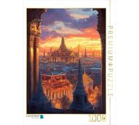 Puzzle · Grand Palais et Wat Phra Kaew à Bangkok Thaïlande | 1000 pièces · Format assemblé 64 × 48 cm · CALVENDO Puzzle