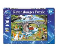Ravensburger - Puzzle Enfant - Puzzle 100 pièces XXL - La Famille d'animal Friends - Disney - À partir de 6 Ans - Puzzle de qualité supérieure - Carton épais et résistant - 10947